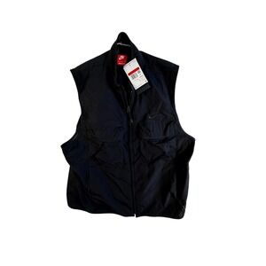 Nike Mens Lightweight Vest Black UPF 40+ Athletic Outdoor Casual Size L